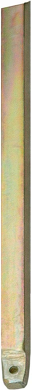 KeyMet Set Tortreibriegel Torverschluss Türtreibriegel Stangen 2540 mm Vierkant 14 mm Gelb