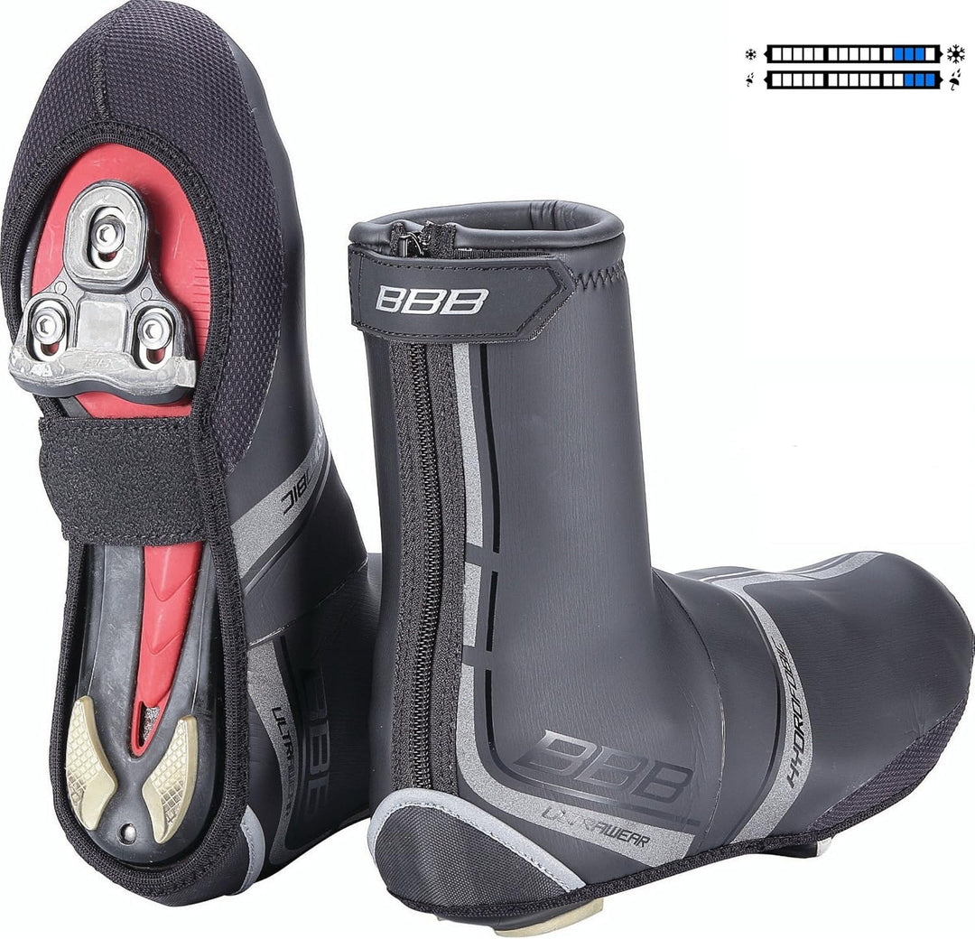 BBB Cycling Fahrrad Überschuhe für Herren und Damen, Thermo Regenschuhüberzug Winter Kälte Wasserabw