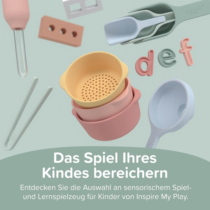 Inspire My Play 6 x Pipetten für Kinder – Pipetten-Tropfer für Kinder – Sensorisches Spielzeug und Z