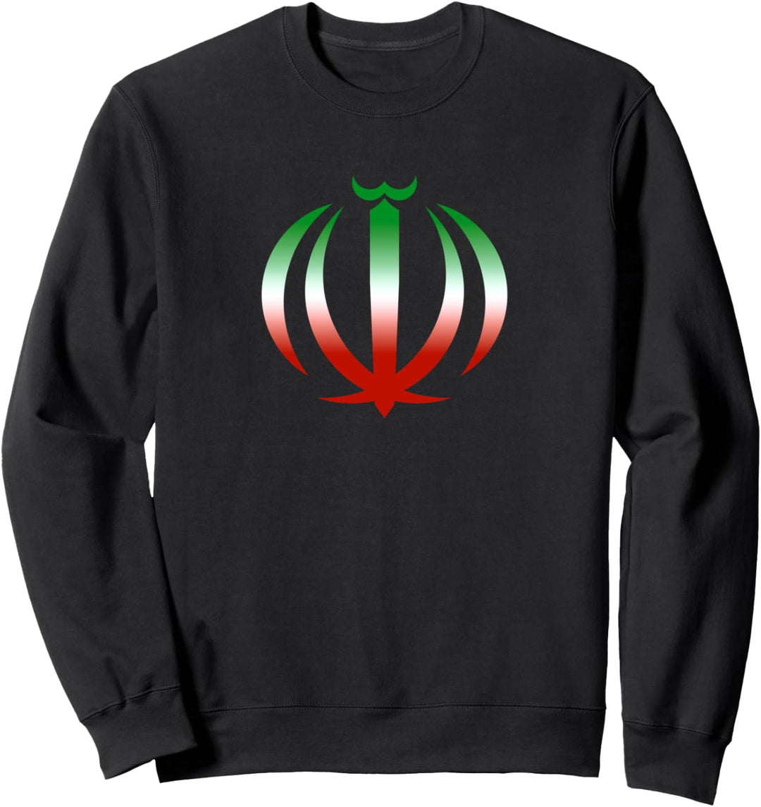 Iran, Emblem, Flagge, Allah, Islam, Wappen, Abzeichen, Fahne Sweatshirt
