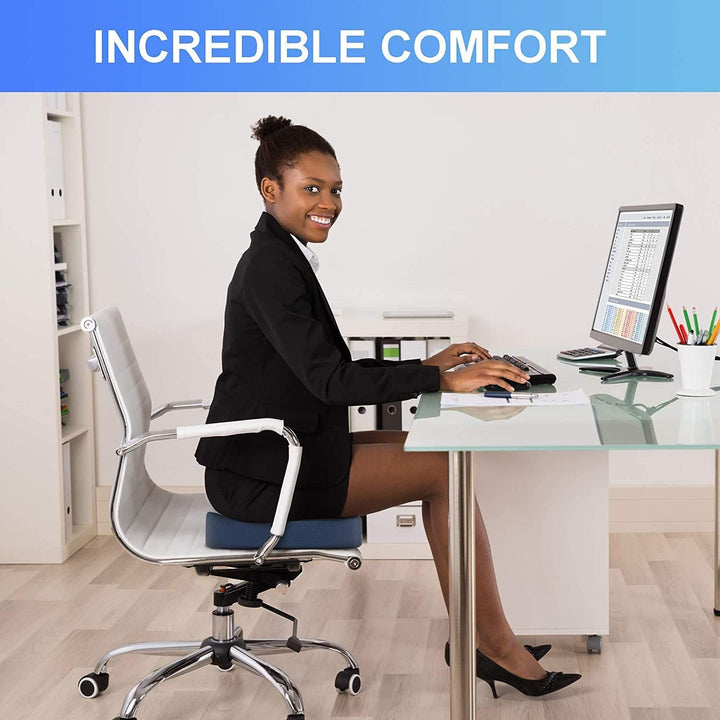 Mosswell ergonomisches Sitzkissen | Mittelfestes Steissbeinkissen mit Gel | Sitzkissen für Bürostu