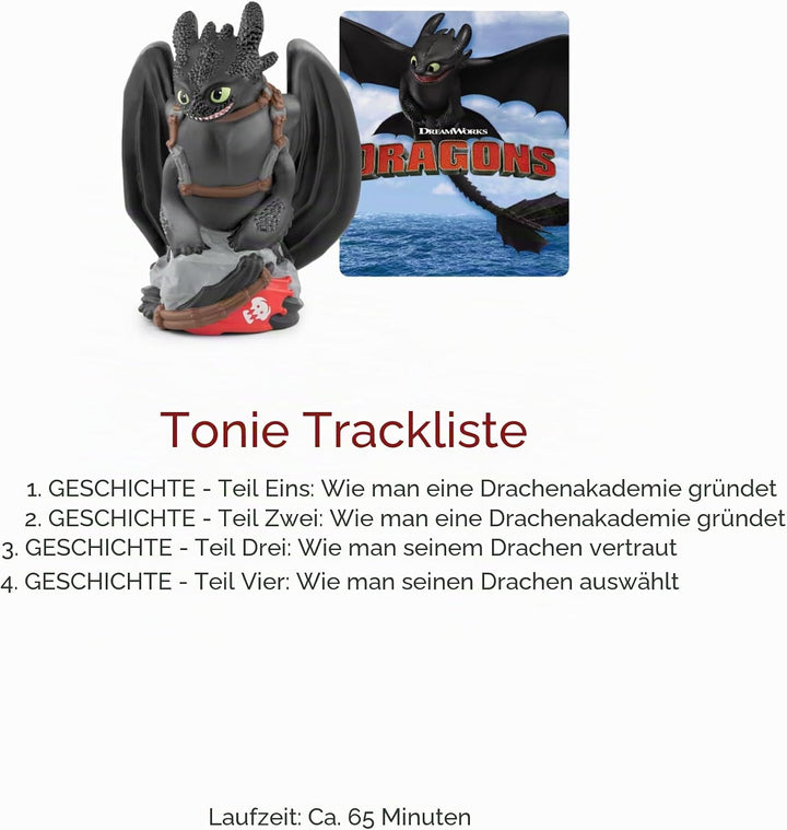 tonies Audio-Charakter für Kinder Drachenzähmen leicht gemacht: Ohnezahn