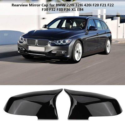 2 Stück Auto Rückspiegel Schutz Shell Cover kompatibel mit BMW 220i 328i 420i F20 F21 F22 F30 F32 F3