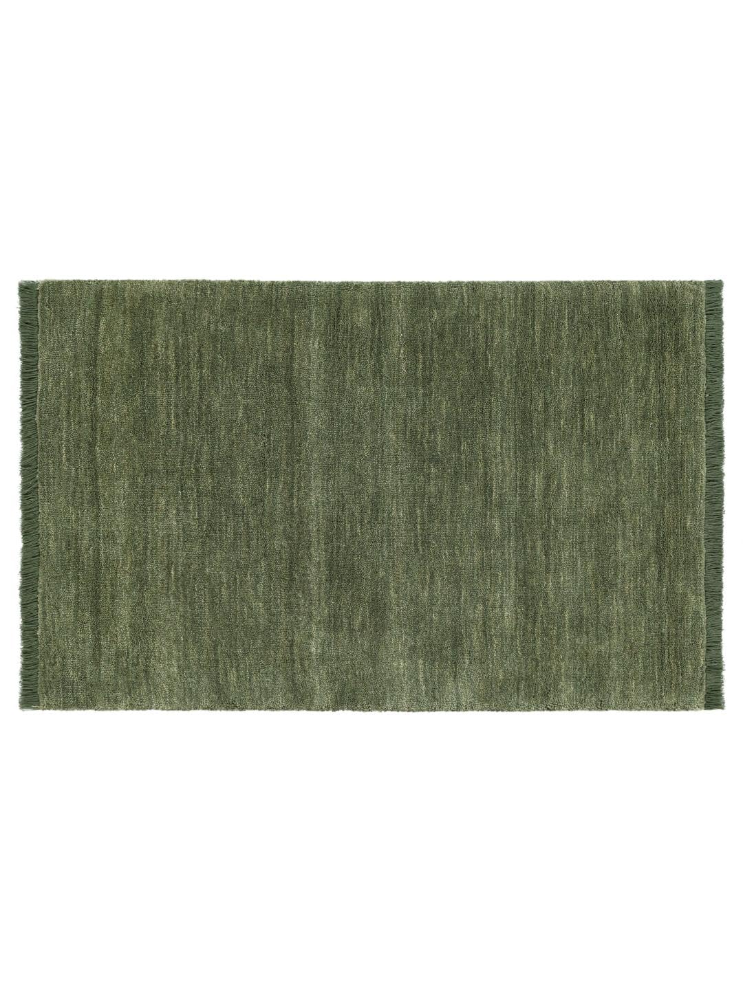 RugVista Handloom Fringes, Fussmatte, Shaggy/Handloom, 60 x 90 cm, Rechteckig, Niedriger Stapel, Die
