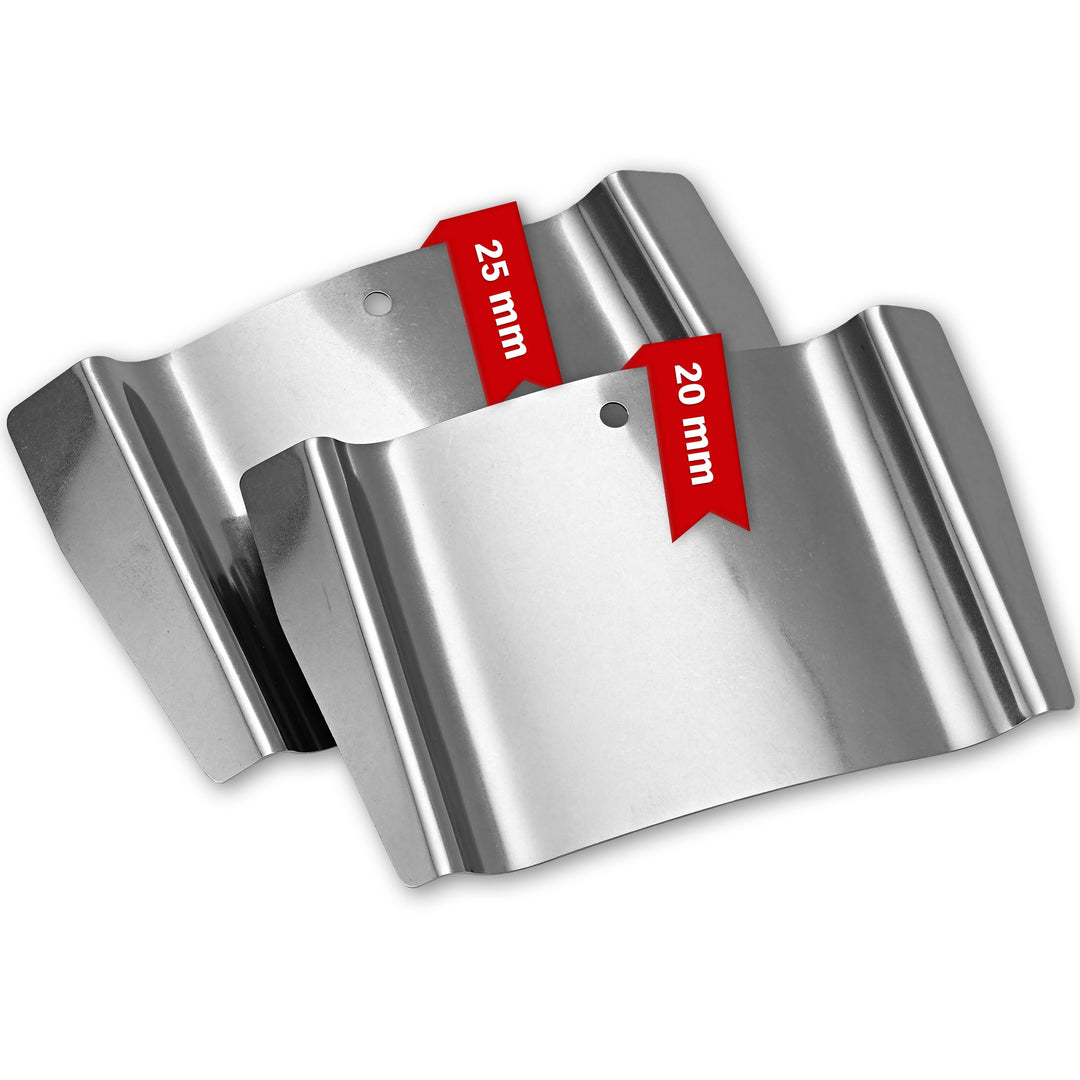 MULTIPICK Türfallengleiter - [2 Stück | 20 + 25 mm] Türfallen Öffnungswerkzeug - Profi Edelstahl Fal