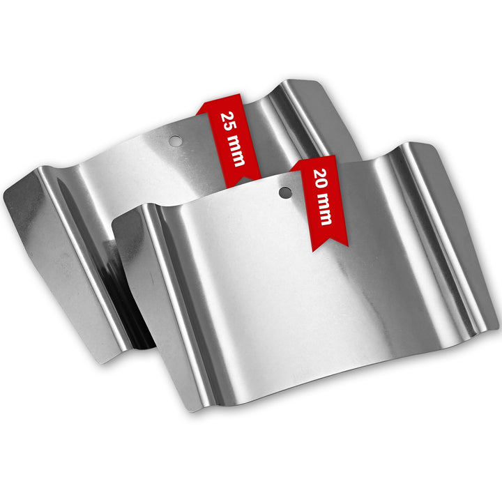 MULTIPICK Türfallengleiter - [2 Stück | 20 + 25 mm] Türfallen Öffnungswerkzeug - Profi Edelstahl Fal