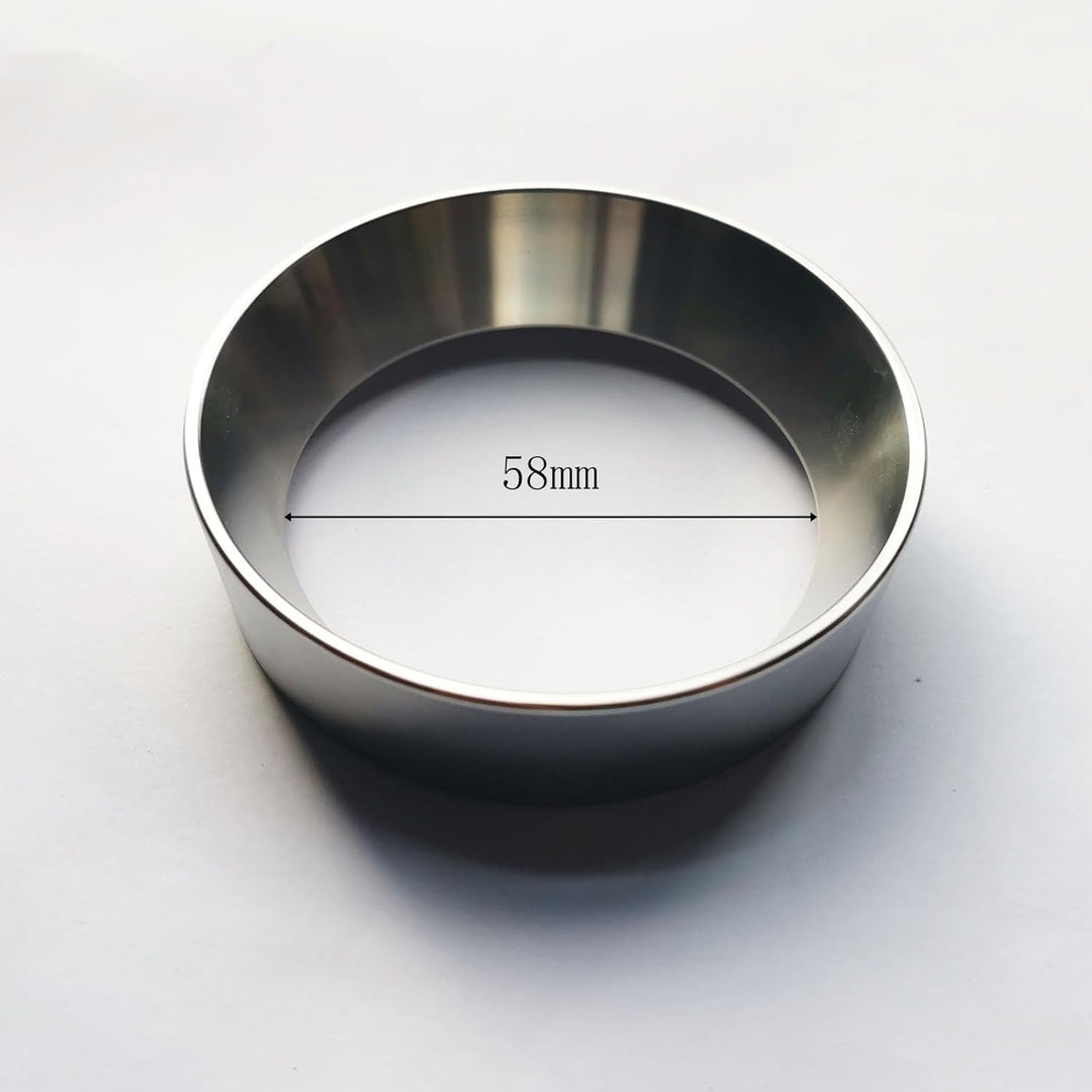 ponezg 58mm Espresso Dosierring Dosiertrichter Edelstahl Trichter für 58mm Portafilter, 58mm Espress