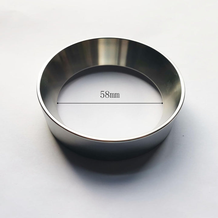 ponezg 58mm Espresso Dosierring Dosiertrichter Edelstahl Trichter für 58mm Portafilter, 58mm Espress