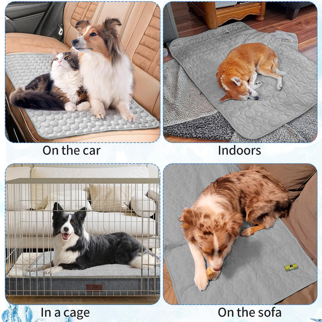 Hundekühlmatte Kühlmatte Hund Selbstkühlend 70x100cm Gross Cat Cool Kühldecke Abkühlung für Kaninche