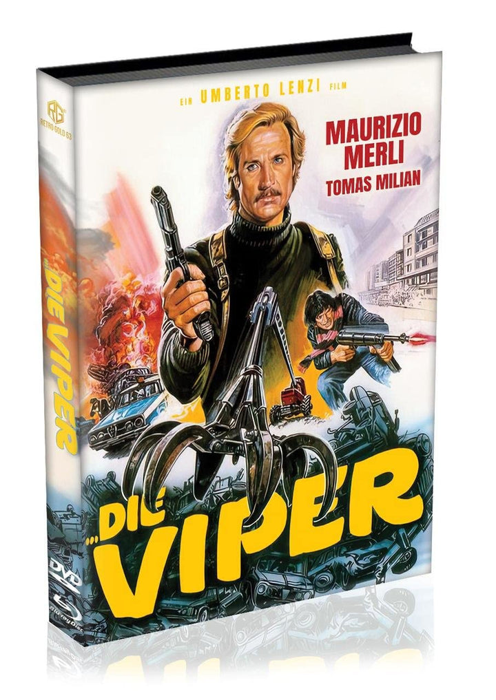 Die Viper - Limited Edition Mediabook (Blu-Ray + DVD) - Maurizio Merli und Tomas Milian in dem Poliz