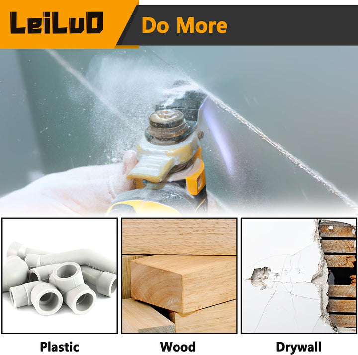 LEILUO 50Stk Multitool Sägeblätter Japanische Zähne Schnelles Schneiden CRV Material Universelles Zu