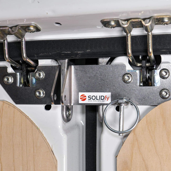 SOLIDfy® - Hecktürverriegelung H1 / H2 Dach Einbruchschutz Hecktür Prick Stop Sicherung für Ducato,
