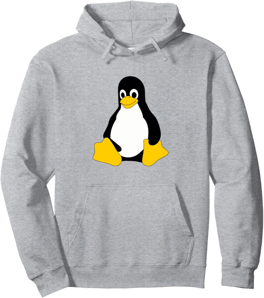 Linux Mascot Tux der Pinguin Nerd Geek IT Person Pullover Hoodie