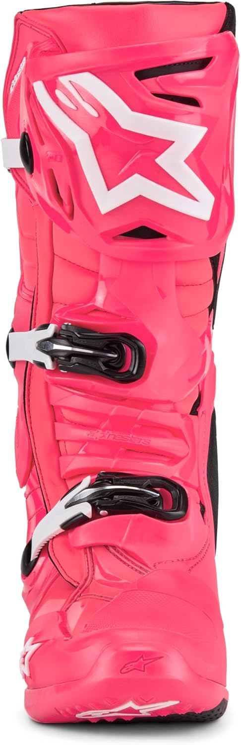 Alpinestars Motocross-Stiefel Tech 10 Pink Gr. 44.5 | Praktische Motorrad-Ausstattung Pink 44.5 EU,
