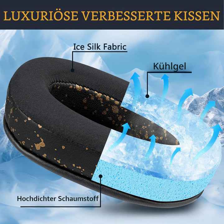 SOULWIT Kühlgel Ersatzpolster Ersatz Ohrpolster für Logitech G Pro, G Pro X, G Prox 2, G Pro X SE Ko