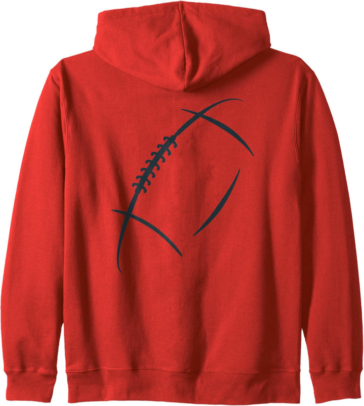 American Football Grafik, Football Kapuzenjacke