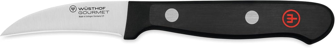 WÜSTHOF Gourmet Schälmesser 6 cm, Silber, Schwarz Schwarz 6 cm Schälmesser