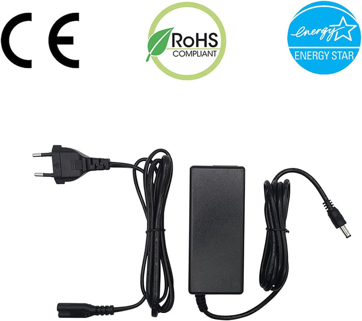 MyVolts 19V EU-Netzteil kompatibel mit Positive Grid Spark 40 Verstärker - mit Verlängerungskabel un