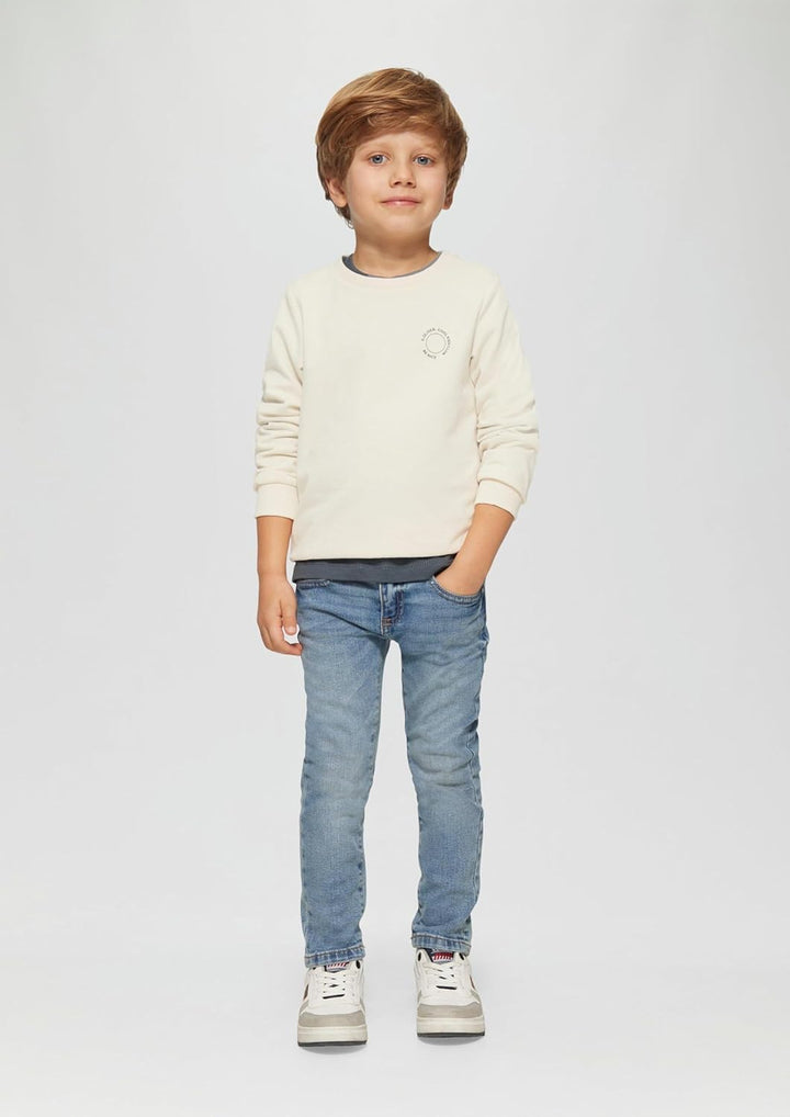 s.Oliver Wärmendes Sweatshirt mit NASA®-Rückenprint 92-98 0805_helles Sand, 92-98 0805_helles Sand