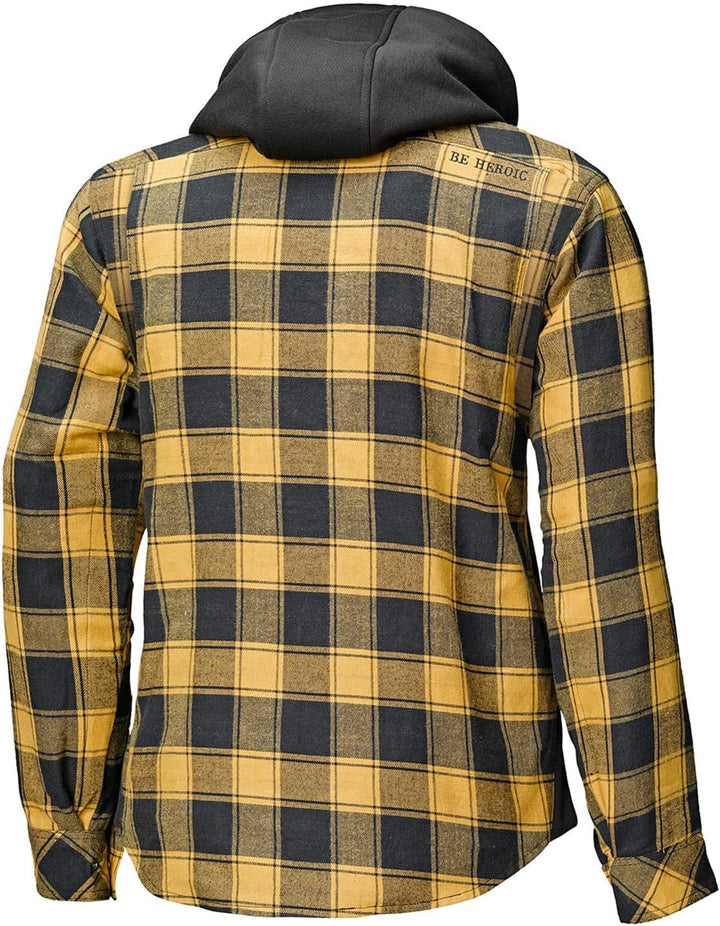 Held Lumberjack II Motorrad Textiljacke Schwarz/Gelb L