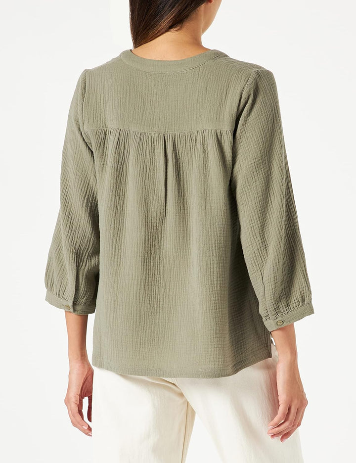 PART TWO Damen Paripw Bl Relaxed Fit Blouse 38 Vetiver, 38 Vetiver