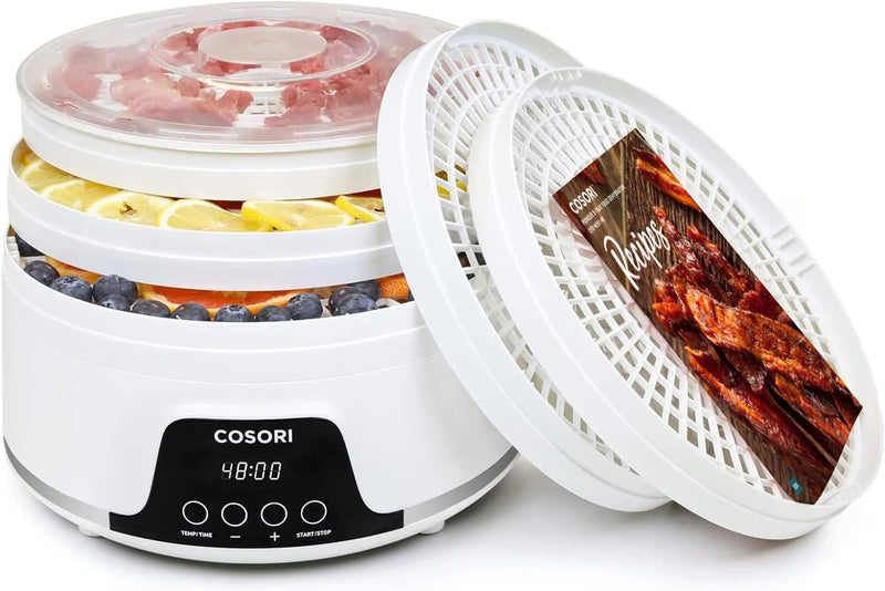 COSORI Dörrautomat für mehr Möglichkeiten, Food Dehydrator mit 5 stapelbaren und herausnehmbaren Tab