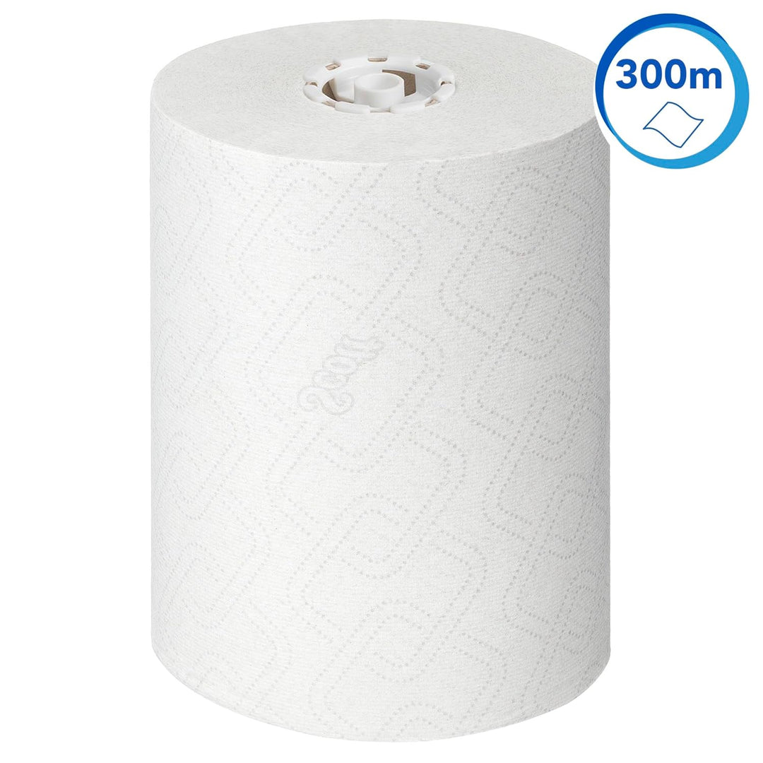 Scott Control Extrastarke Rollenpapiertücher 6626 – Papierhandtücher – 6 x 300 m weisse Papiertuchro