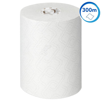 Scott Control Extrastarke Rollenpapiertücher 6626 – Papierhandtücher – 6 x 300 m weisse Papiertuchro