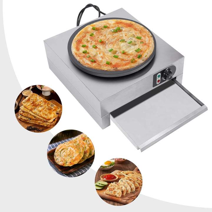 Crepesplatte Crepesmaker,Crepes Crepeseisen Crepesgerät Crepesplatte Maker,für Cafés, Restaurants un