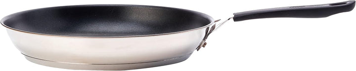 Tefal Jamie Oliver E3030644 Quick &amp; Easy Bratpfanne, Edelstahl, 28 cm, silberfarben 28 cm Frying Pan