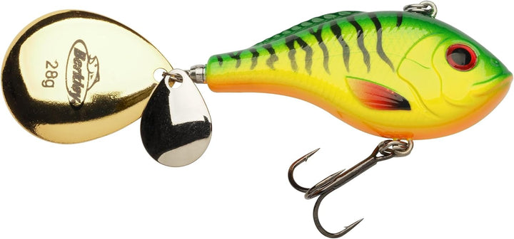 Berkley Pulse Spintail XL Angelköder, Double Blade Spinnerbait für Hecht, Barsch, Zander, Raubfischa