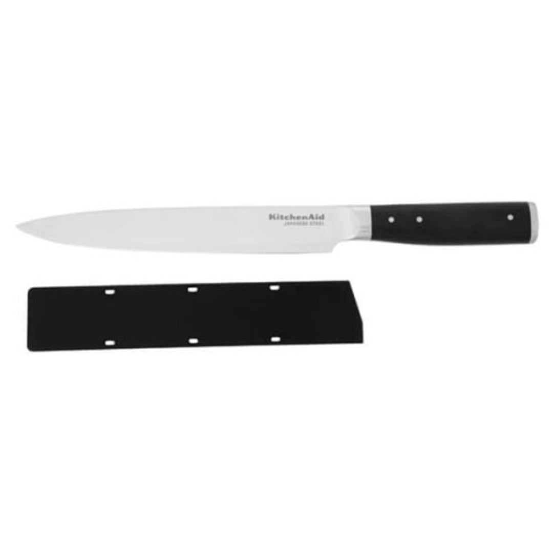 KitchenAid Gourmet Fleischschneidemesser, scharfe Klinge aus hochwertigem japanischem Kohlenstoffsta