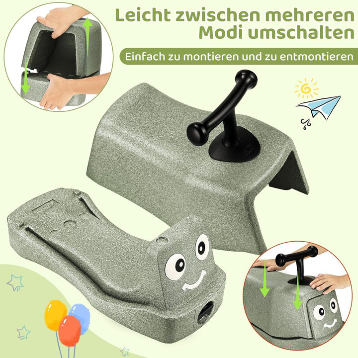 MAMIZO 5 in 1 Rutschauto ab 1 Jahr, Babyrutscher mit 4 PCs 360° Geräuschlose Räder, Babyroller bis 2