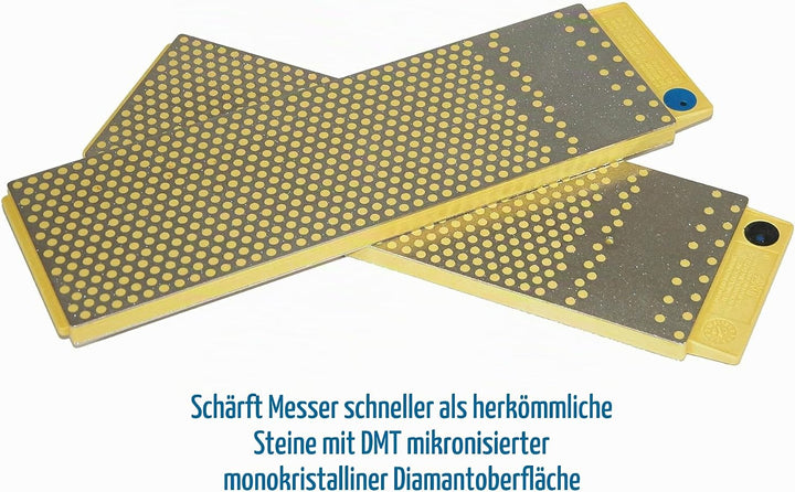 DMT DuoSharp plus Schärfstein – fein/grob mit Sockel, 20,3 cm / 8 Zoll, 1 Stück, WM8FC-WB