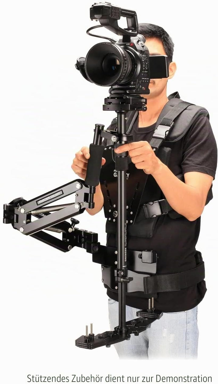 FLYCAM GLXY-AV Galaxy Doppelarm und Weste, mit Steadycam, für Hand-Stabilisator für Videokamera, Cam