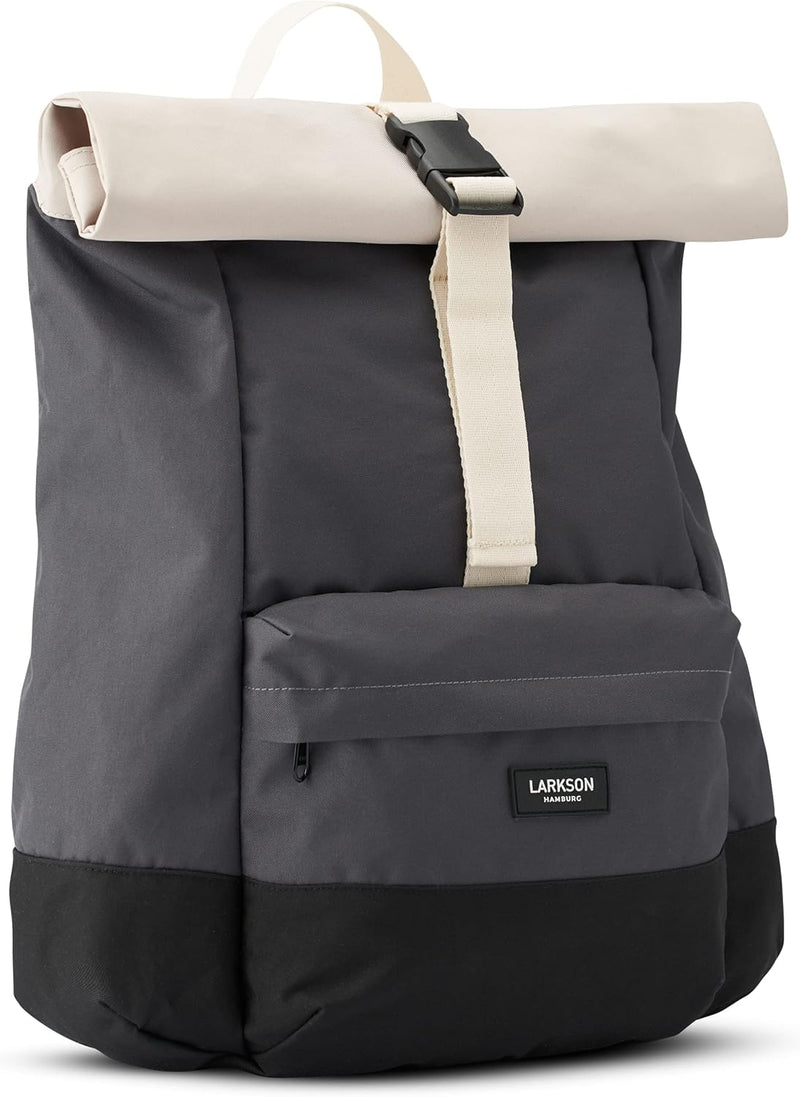 Rolltop Rucksack Damen & Herren - ALVA - Backpack für Uni, Business, Freizeit - Roll Top mit Laptop