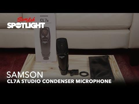 SAMSON CL7a – Grossmembran Kondensatormikrofon (Cardioid) für Studio-Vocals, Instrumente & Laute Sig