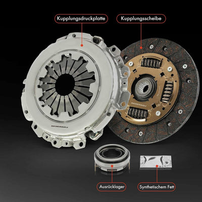 Frankberg Kupplungssatz mit Ausrücklager Kompatibel mit Matiz M200 M250 1.0L 2005-2011 Spark M300 1.