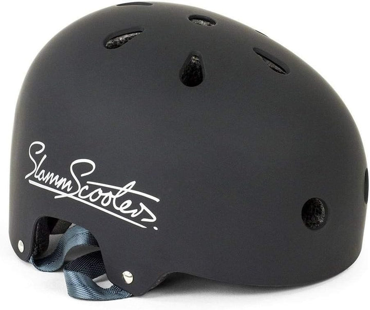 SLAMMSCOOTERS Logo Skate Helm schwarz 57-59 cm Schwarz (Black), 57-59 cm Schwarz (Black)