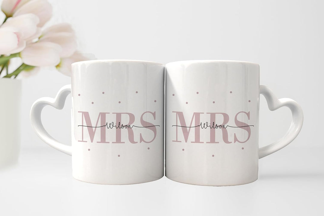 2er Set Tasse Set Mr + Mrs | Hochzeitstag | Jahrestag | Ehe | Paar | Verlobung | Hochzeit | Geschenk