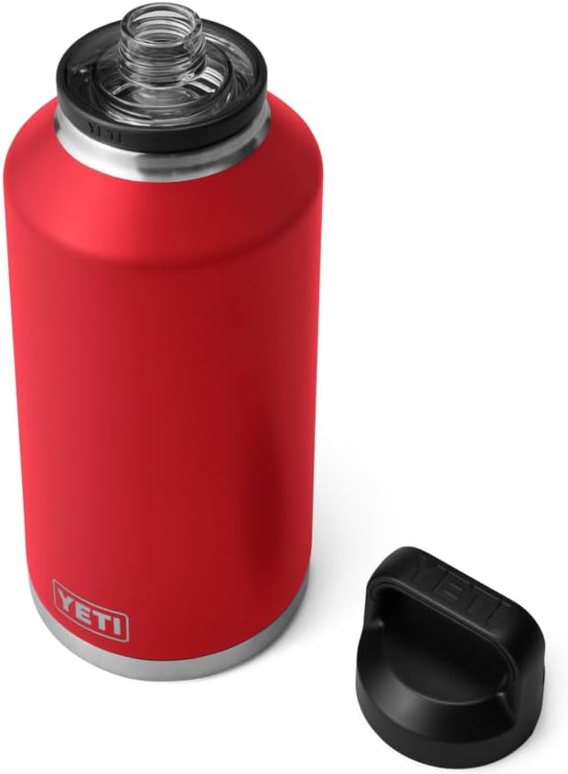 YETI Rambler Flasche Mit Chug-verschluss, Rescue Red, 64oz (1.8L), Rescue Red