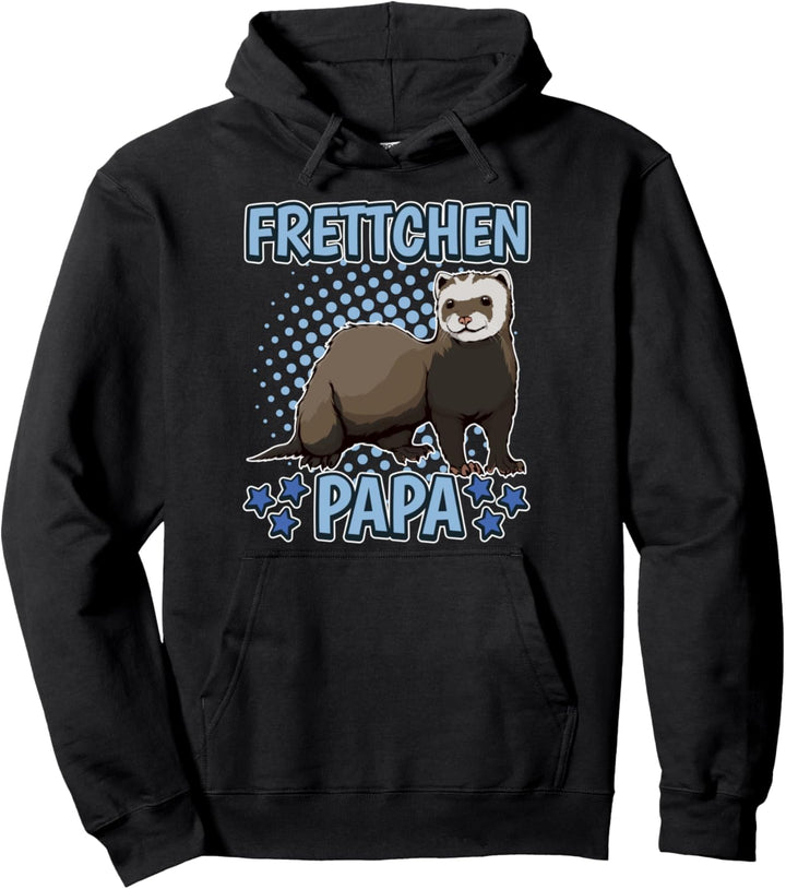 Herren Frettchen Papa Vater Vatertag Frettchen Pullover Hoodie
