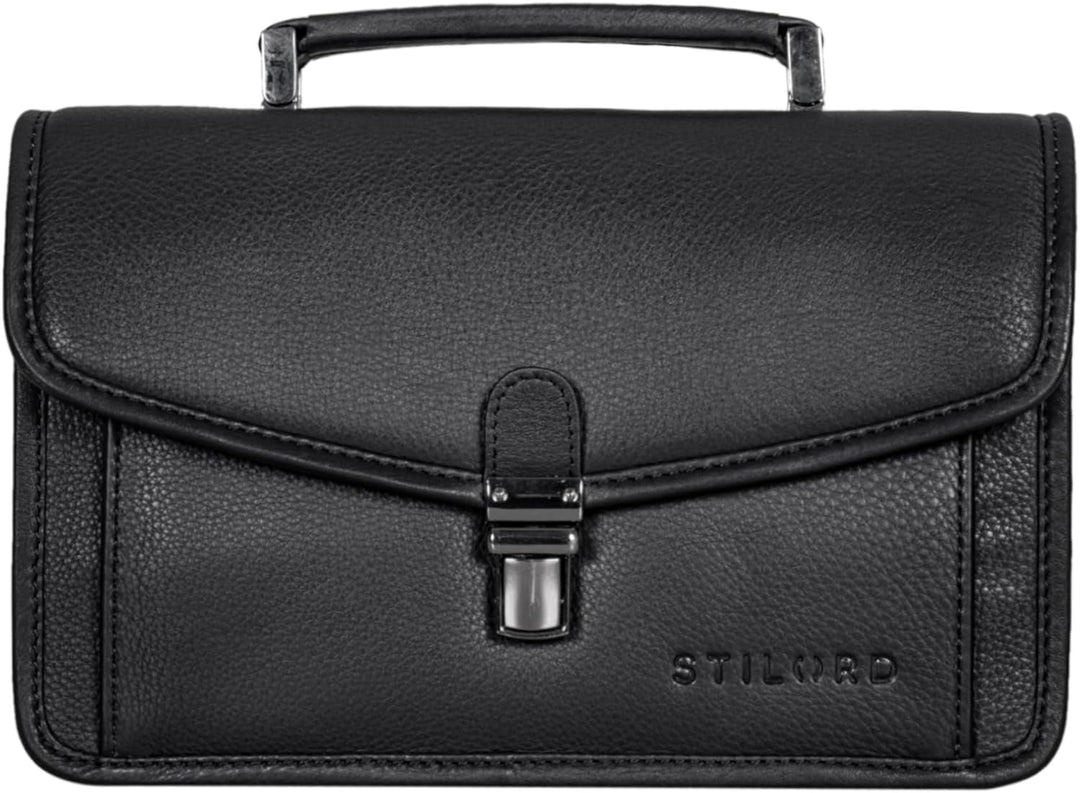STILORD "Yael Leder Clutch Klein Damen Vintage Mini Handtasche Echtleder Retro Frauentasche Tabletta