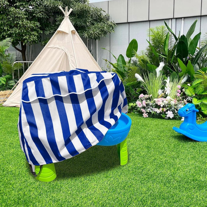Kids Water Table Deckung Fit Regenschauer Spritzteich Wasserspiegel, 2 Schritt Wasserresistent Staub