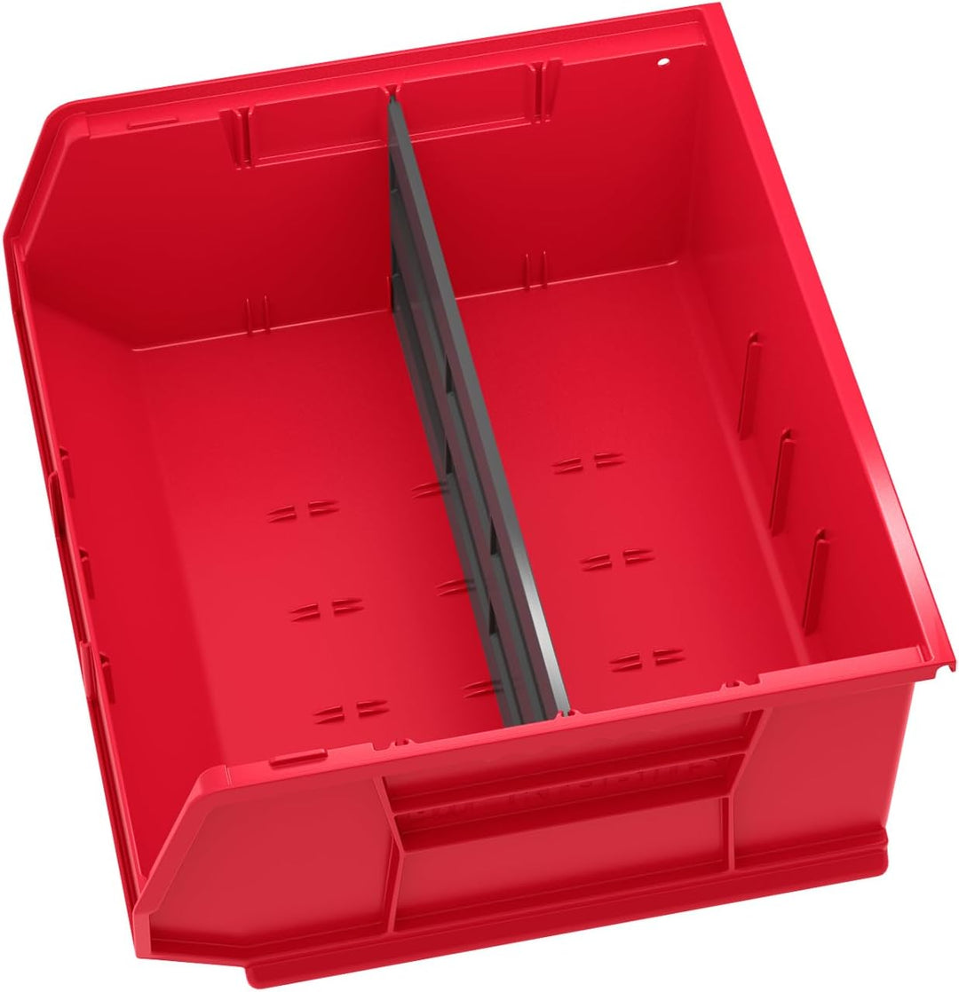 akro-mils 41250 quer Breite Trennwand für 30250 Akro Bin, schwarz, 6er Pack