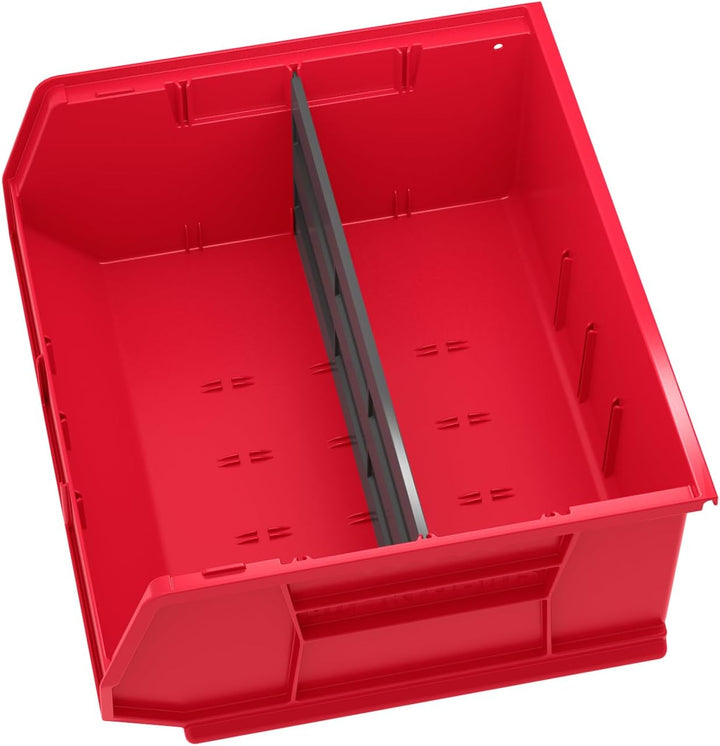 akro-mils 41250 quer Breite Trennwand für 30250 Akro Bin, schwarz, 6er Pack