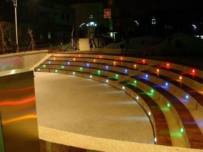 INDARUN LED Bodeneinbauleuchten Aussen RGB 10er Set, Ø31mm Terrasse Einbaustrahler, Led Terrassenbel