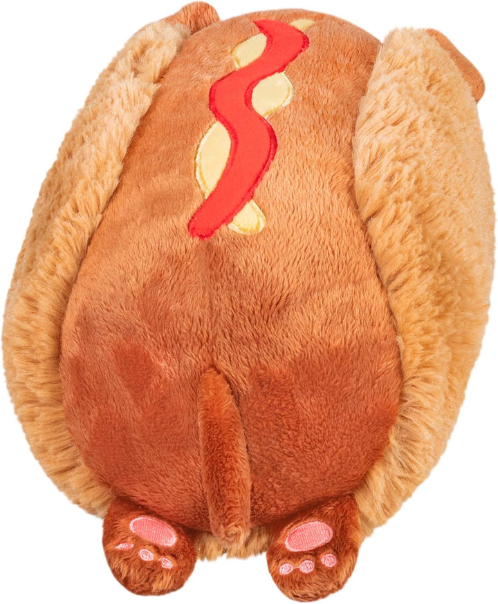 Squishable - Mini Teckel Hotdog Pluche - Synthi Squish Collectie - 18cm - Zacht speelgoed verzamelba
