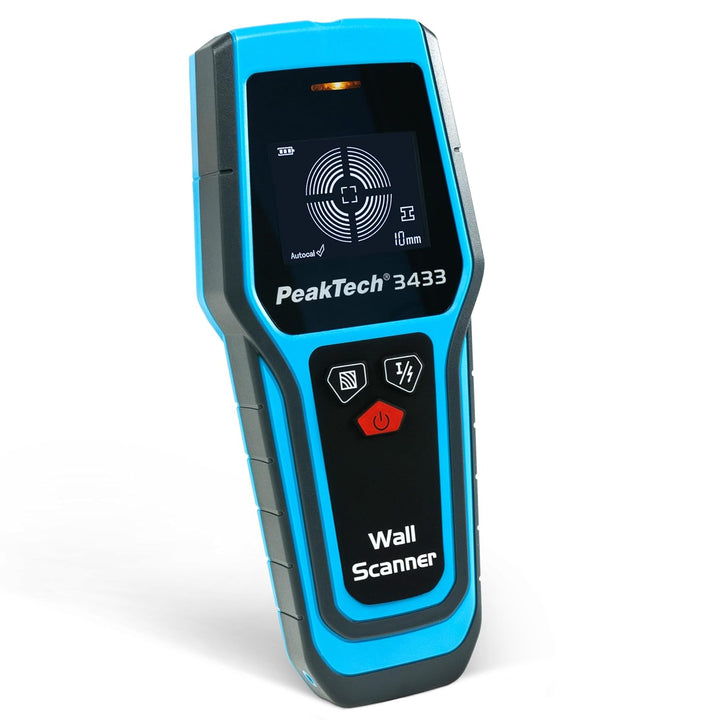 PeakTech P3433 – Professionelles Leitungssuchgerät – Digitaler Leitungssucher für Stromleitungen, Me