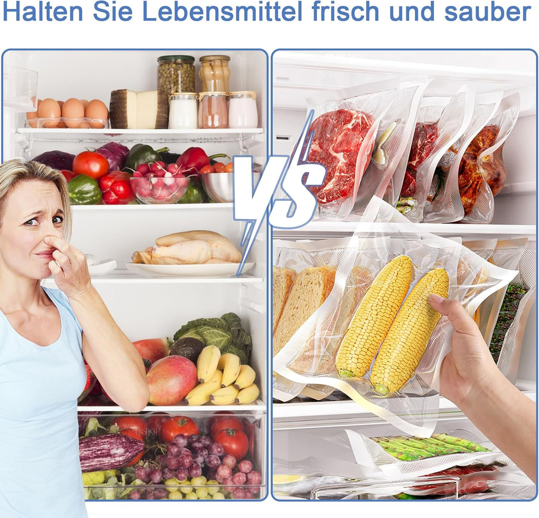 6 in 1 Vakuumiergerät für Lebensmittel, automatische Trocken- und Feuchtlebensmittel, Vakuumiergerät